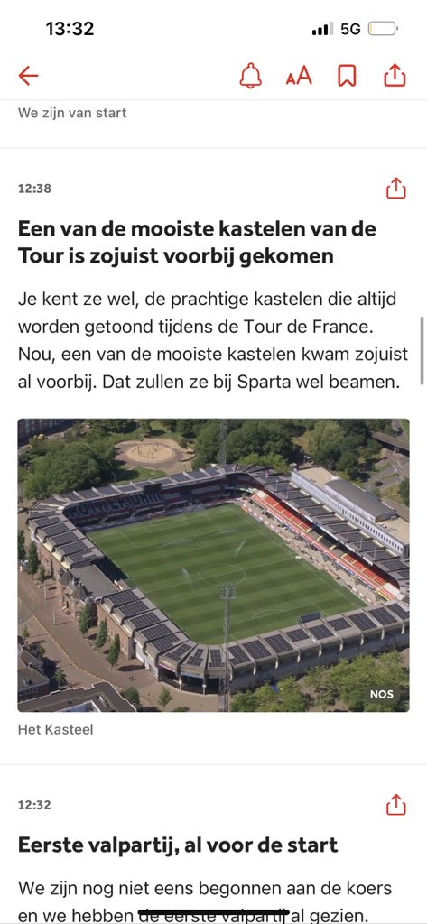 damian_v_t's tweet image. Pluspunten voor de redacteur van het liveblog bij @NOSsport. #SpartaRotterdam #TourdeFemmes #tdf