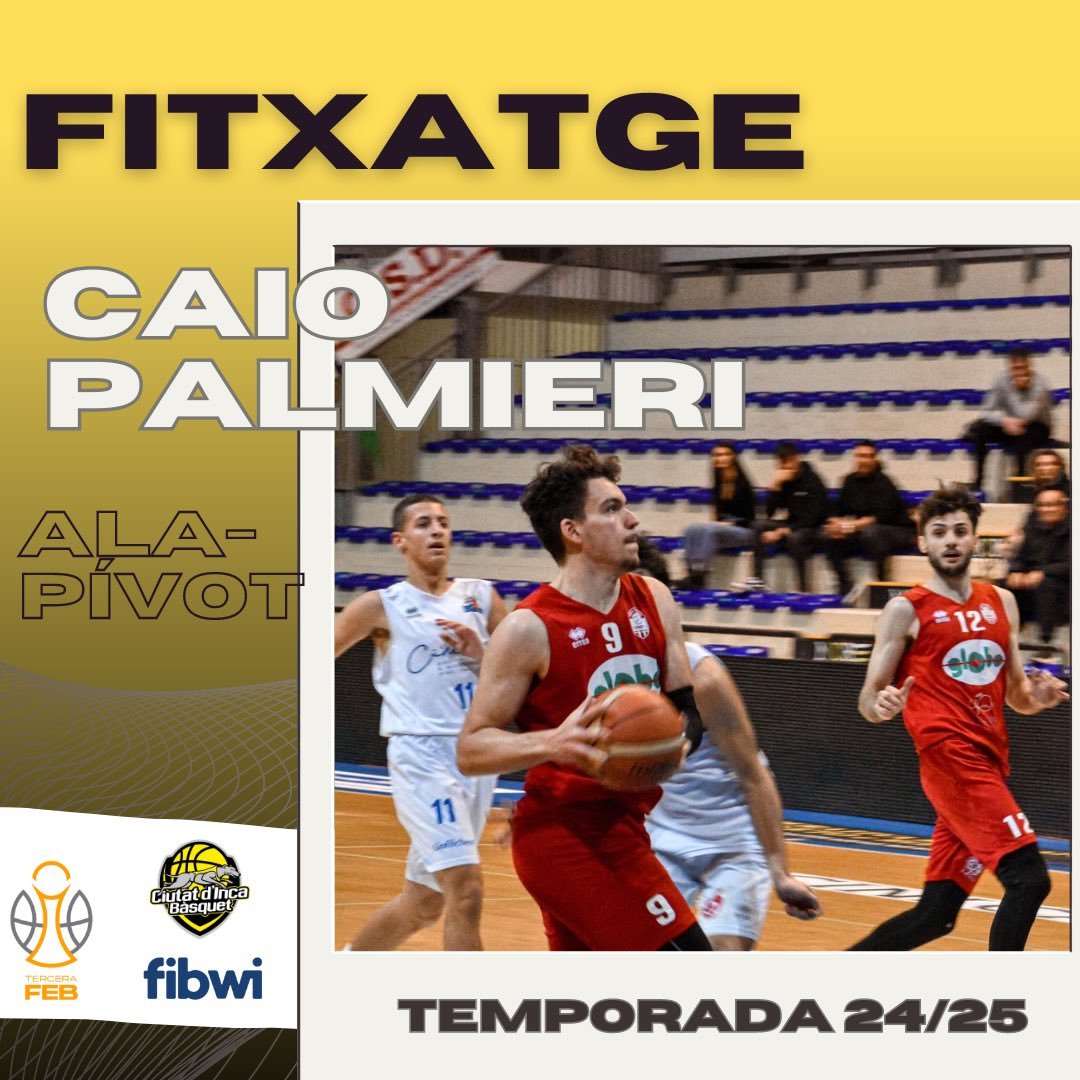 CompeticionFEB's tweet photo. 🚨 Mercado #TerceraFEB: Doblete de fichajes insulares desde Valsequillo

▶️ Inca y Cuarte de Huerva piden paso

✅ Paulo Rivero - @cbrgvalsequillo
✅ Jorge Almenara - @cbrgvalsequillo
✅ Leonid Todorovski - @CBCuarte
✅ Caio Palmieri - @ciutatdinca https://t.co/zmhgH7GCiW