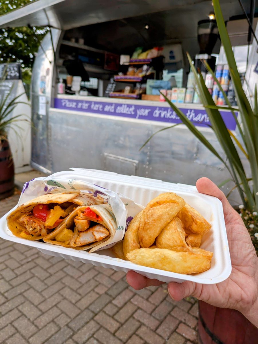 Spice up your week 🤩 our Caribbean jerk chicken wrap is LOADED with mixed peppers and onions, drizzled with lemon &amp; lime yogurt dressing, and served with chunky chips. 🌶️😋

Available Monday - Friday this week only, between 12pm - 3pm from Fodder on the Hoof.