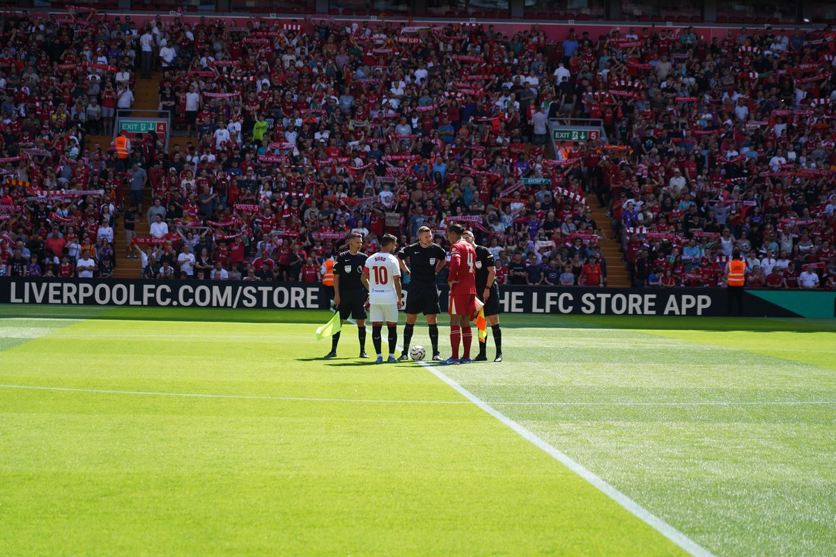 One of the great stadiums in world football 🌍🏟️

Thank you for the invite <a href="/LFC/">Liverpool FC</a> 

Best wishes for the season 🤝