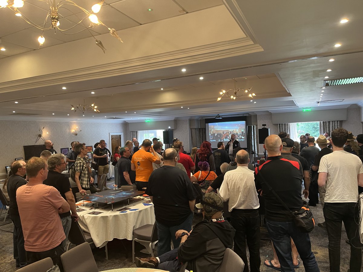 Recovering from providing Sound, power &amp; crew at <a href="/EliteMeetEvent/">EliteMeetEvent</a> -an annual charity event in #wokingham.

A fantastic event to support <a href="/SpecialEffect/">SpecialEffect</a> &amp; <a href="/HearingDogs/">Hearing Dogs for Deaf People</a> where people come together to play games and laugh!

Also panels, comedy, Lego, board games &amp; food/Drink.