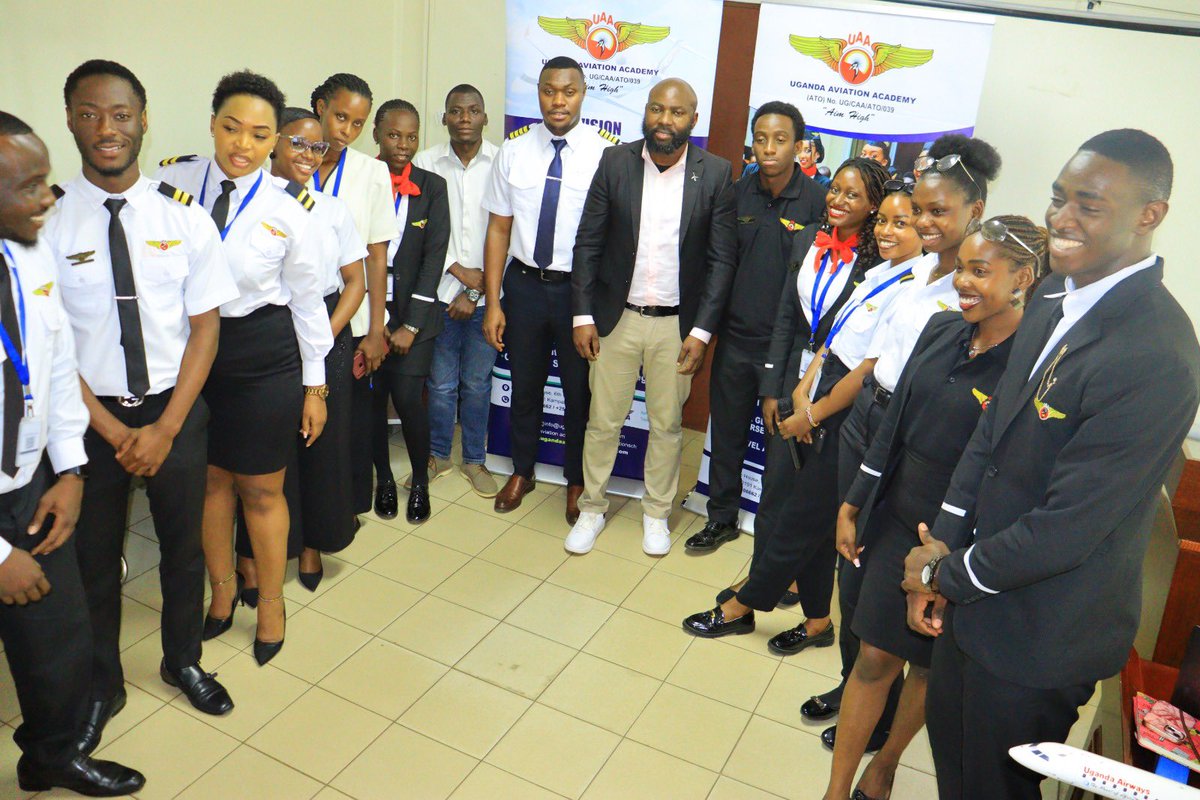 DerekNseko's tweet photo. Great to meet the enthusiastic student community at the Uganda Aviation Academy. 
An honor to inspire &amp; empower https://t.co/H6YTTxrtEY