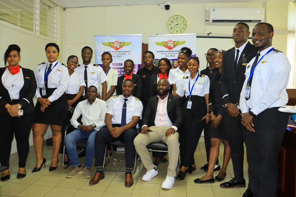 DerekNseko's tweet photo. Great to meet the enthusiastic student community at the Uganda Aviation Academy. 
An honor to inspire &amp; empower https://t.co/H6YTTxrtEY