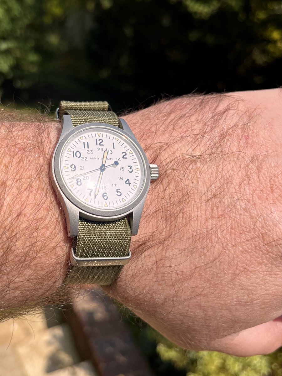 Philip Gray (@philiphgray) on Twitter photo Loving the <a href="/barkandjack/">Bark & Jack</a> army green strap on my <a href="/hamiltonwatch/">Hamilton Watch</a> #khakifieldmechanical ! Superb service and prompt delivery ! 👍🏻 Loving the <a href="/barkandjack/">Bark & Jack</a> army green strap on my <a href="/hamiltonwatch/">Hamilton Watch</a> #khakifieldmechanical ! Superb service and prompt delivery ! 👍🏻