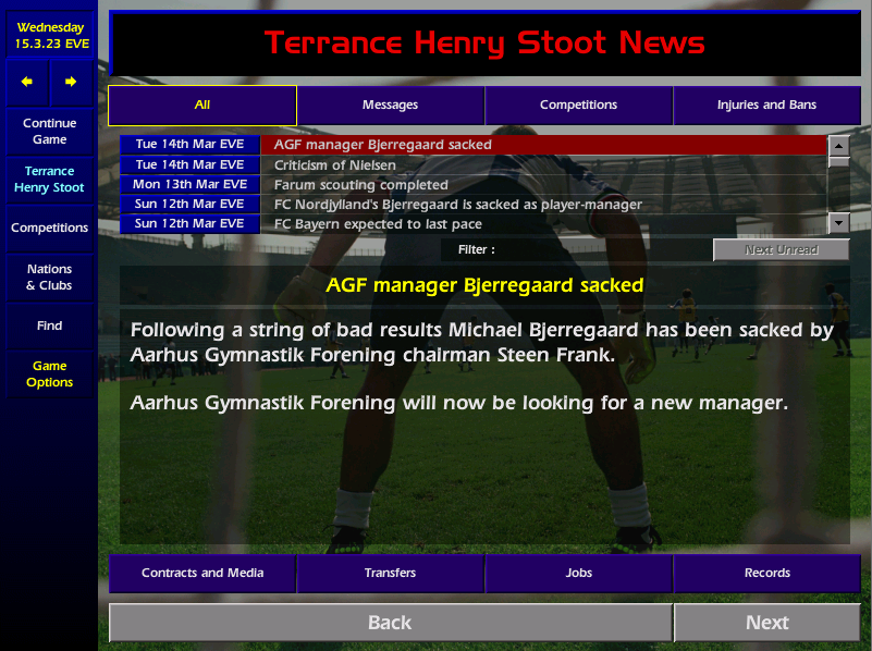 Bad few days for Bjerregaards in my latest save...