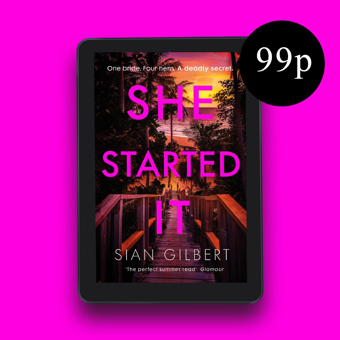 VikingBooksUK's tweet image. One bride. Four hens. A deadly secret . . .
Will anyone make it off the island alive?

The unputdownable thriller, She Started It, is only 99p in eBook this month!
amzn.to/46QjvSH

#SheStartedIt #PsychologicalThriller #EbookDeal