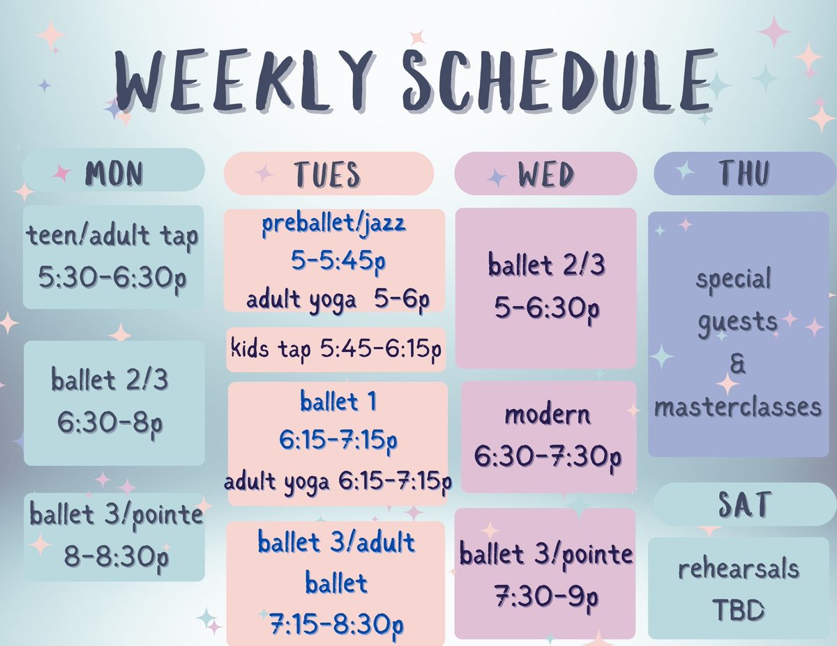 DANCEstudioTBA's tweet image. #FallClasses #FallSchedule #Ballet #757Ballet #PreBallet #BabyBallerinas #CultivateNurtureEmpower #DanceIsForEveryone