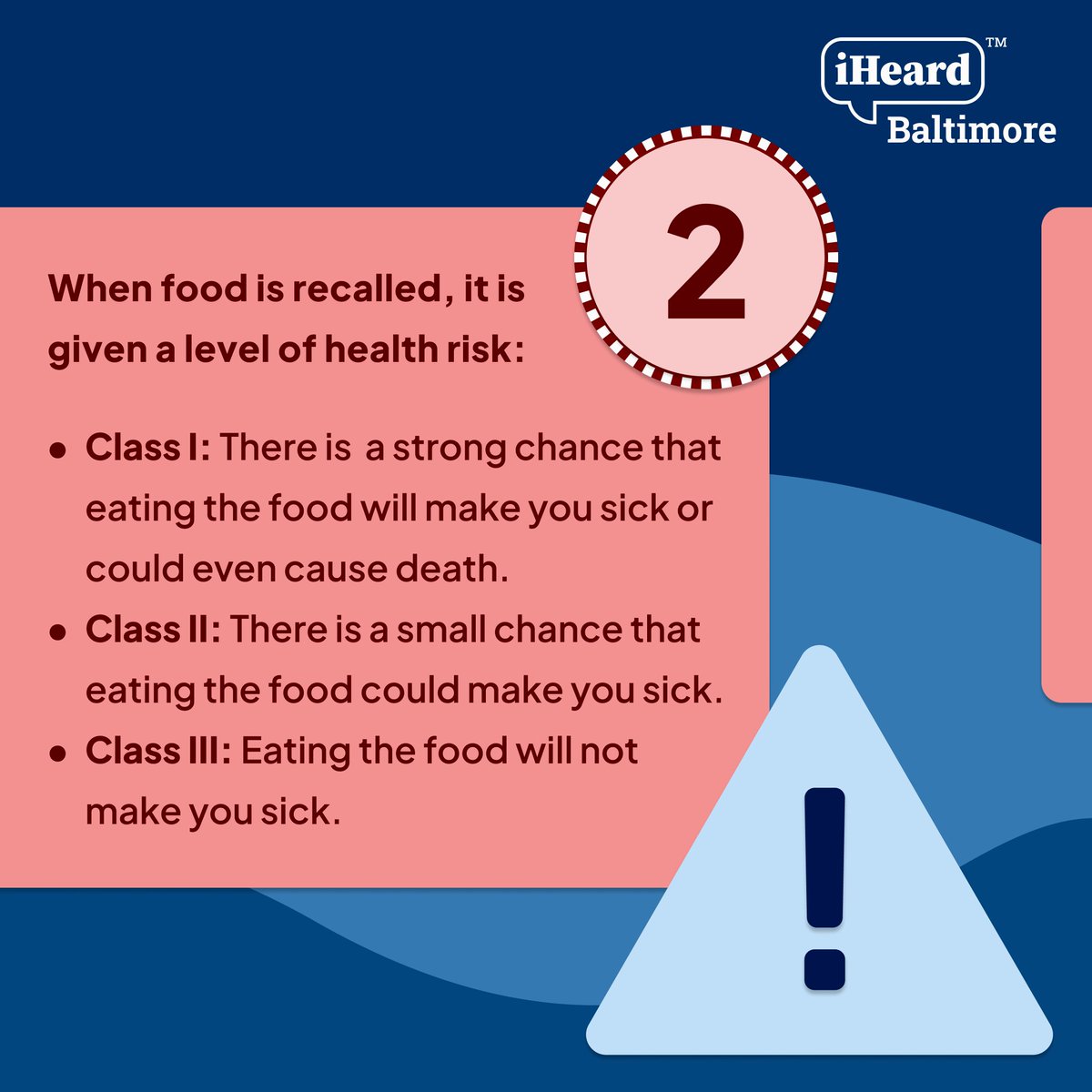 The USDA protects people by assuring the safety of meat, poultry &amp; egg products. Current recalls can be found on the USDA or FDA website. Share with someone you know!
fda.gov/safety/recalls…
fsis.usda.gov/recalls

#iHeardBaltimore