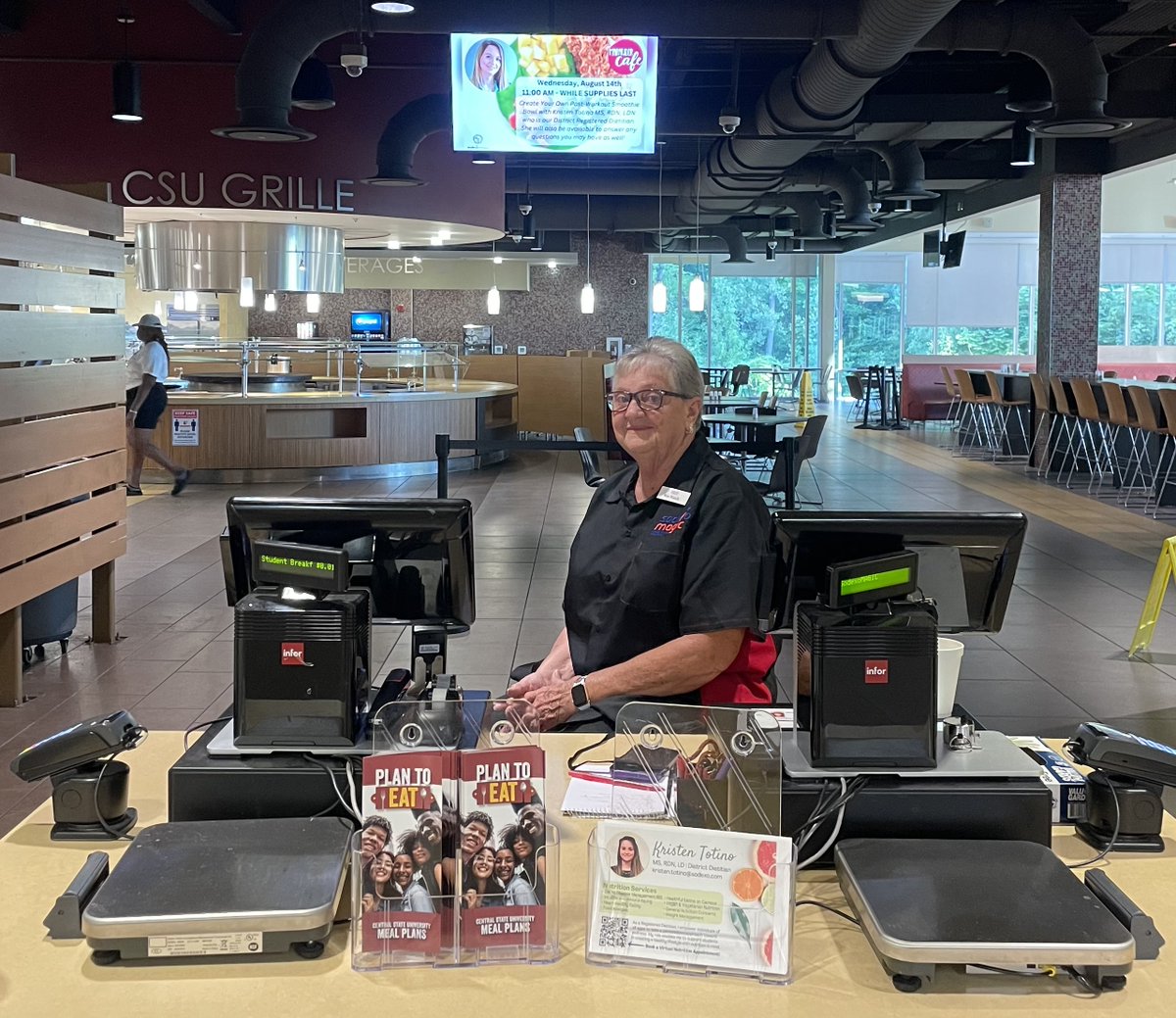 SodexoCSU's tweet photo. Welcome back to campus, Marauders! It's the first day of classes for the semester, and we can't wait to start the year with all of you!
#MarauderPride #csudiningservices #sodexomagic @CentralState87 https://t.co/DCeL9VjZWy