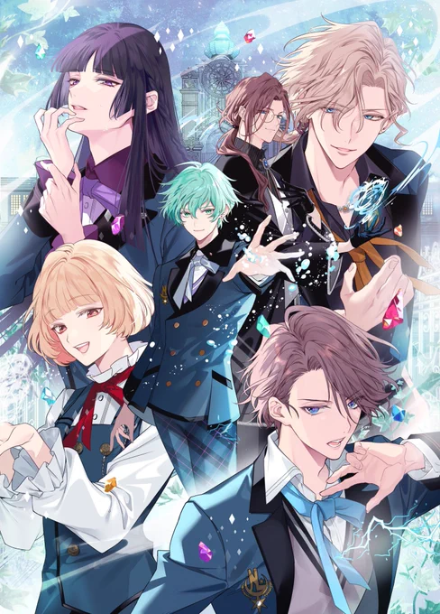 舞台『Gem FragmentsーVrai』 千秋楽にお邪魔させて頂きました。 またこの美しい世界を堪能することができてとても幸せです 圧倒的ビジュアルにはキャラデザ担当として本当に感慨深い気持ちになります…! 新旧キービジュと後日談イラストを添えて #ジェムフラ #ジェムステ