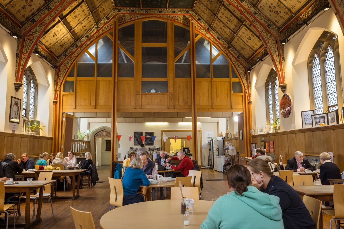 nclcathedral's tweet photo. Café 16 celebrates its third anniversary today! Founded in 2021, this coffee shop in the Cathedral refectory not only serves great coffee but also offers employment opportunities for individuals with criminal records. Learn more at https://t.co/lvjDIIQYeL ☕🤝 @OswinProjects https://t.co/v5ul0eSSki