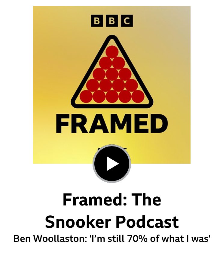 ShabzYJewellBBC's tweet photo. Thankyou to @Ben_Woollaston for talking to me about his renewed hopes for his snooker career after battling chronic fatigue.
Episode out now on
BBC Sounds and wherever you get your podcasts. 
#framedsnookerpodcast
#snooker https://t.co/HsdbSyVpvp