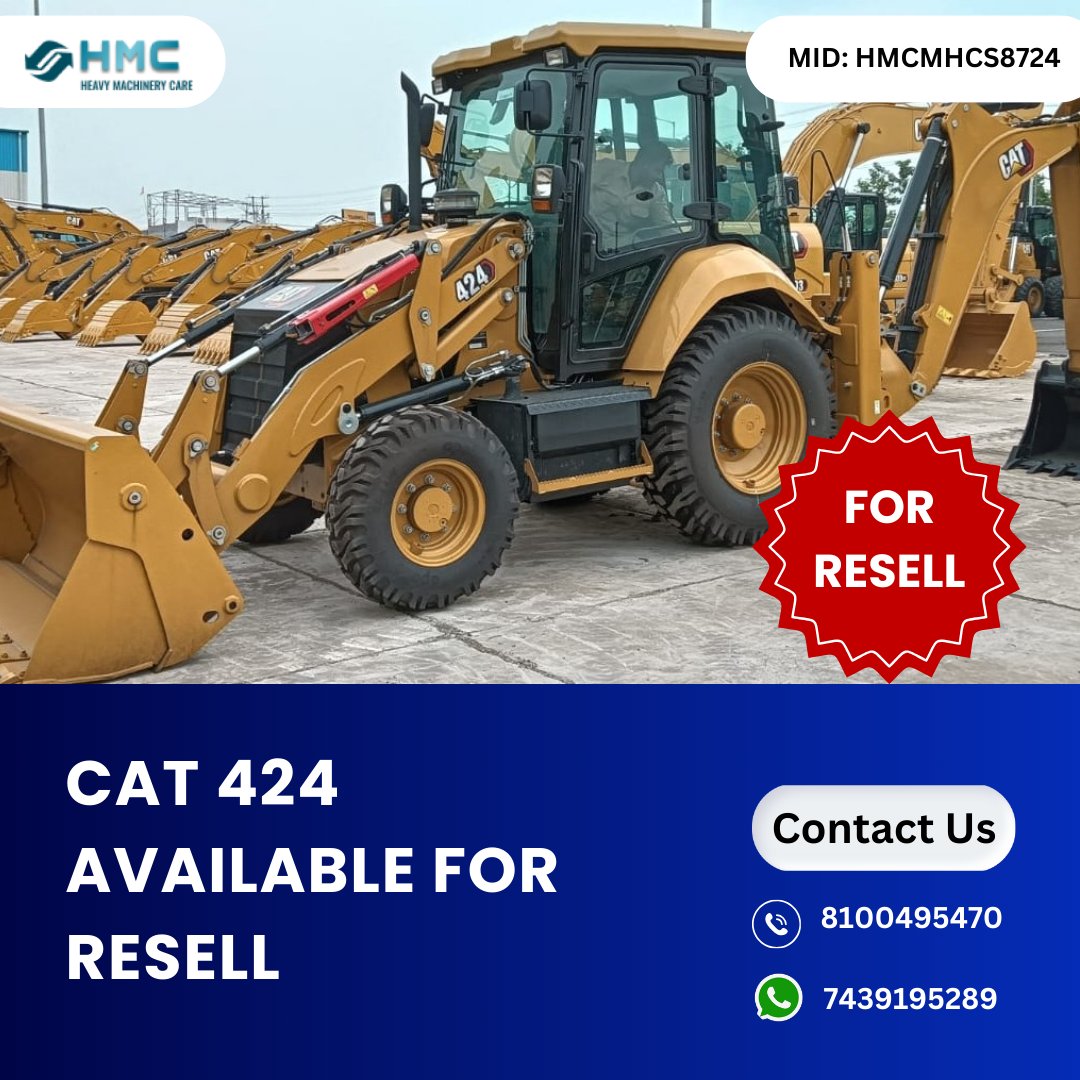 hmctweett's tweet photo. आपके लिए उपलब्ध है CAT 424, Resell में! हमसे Contact करें अलावा HMC App पर HMCMHCS8724 ID से सर्च करें!

Call करें: 8100495470

WhatsApp करें: 7439195289

HMC App download करें और Resell पे ले Heavy Machine
https://t.co/Ij5nkaE5iF

#HMC #Excavator #Resell #heavymachine https://t.co/ZARVUyQk4s