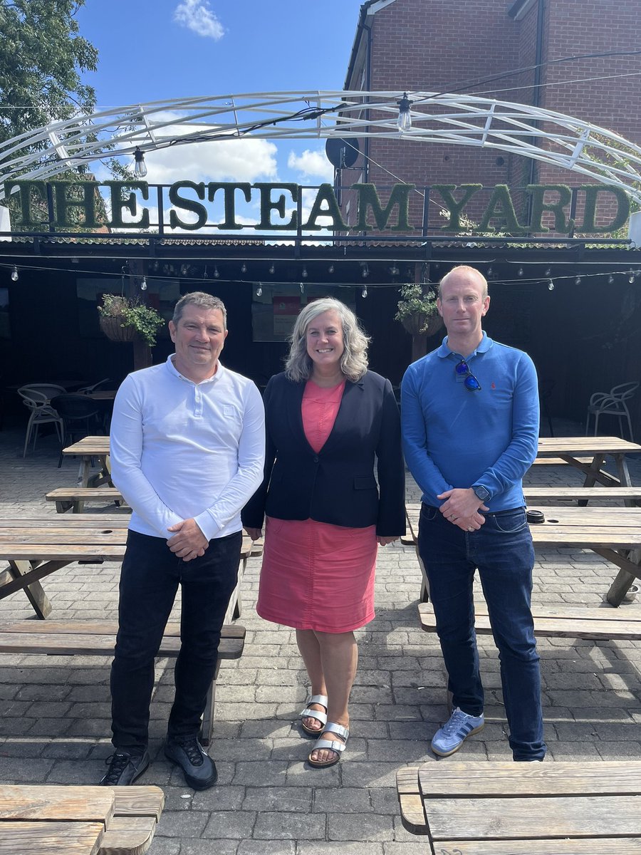 Fantastic to see <a href="/Heidi_Labour/">Heidi Alexander MP</a> visit Steam Railway with <a href="/punchpubs/">Punch</a> in #Swindon.

Brilliant pubs like this deserve recognition for the key part they play in bringing local communities together.

It’s great to see Heidi backing #British beer and pubs. 🍻

<a href="/beerandpub/">British Beer & Pub Association</a> <a href="/UKHofficial/">UKHospitality</a>