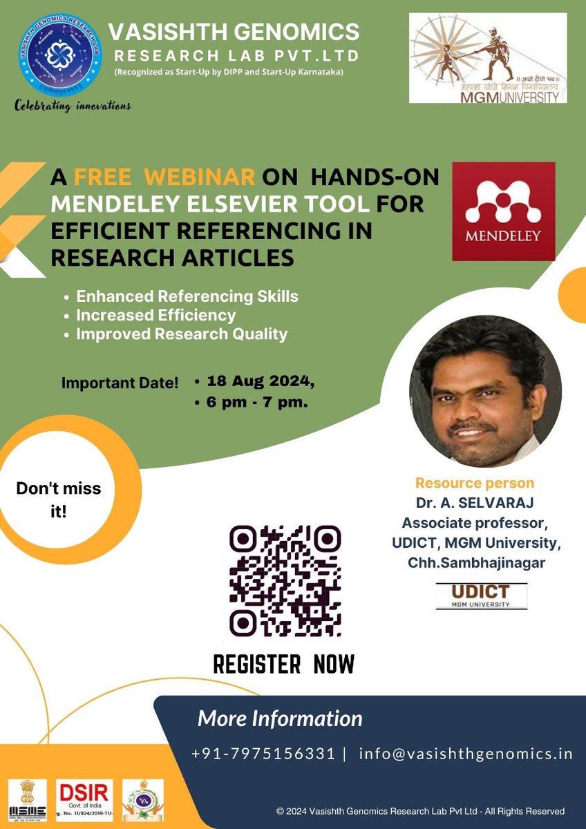 Vasishth Genomics Research Labs (@vasishthlabs) on Twitter photo ๐ ๐
๐ซ๐๐ ๐๐๐ง๐๐ฌ-๐๐ง ๐๐๐๐ข๐ง๐๐ซ ๐จ๐ง ๐๐๐ง๐๐๐ฅ๐๐ฒ ๐๐ฅ๐ฌ๐๐ฏ๐ข๐๐ซ ๐๐จ๐จ๐ฅ ๐
๐จ๐ซ ๐๐๐๐ข๐๐ข๐๐ง๐ญ ๐๐๐๐๐ซ๐๐ง๐๐ข๐ง๐ ๐๐ง ๐๐๐ฌ๐๐๐ซ๐๐ก ๐๐ซ๐ญ๐ข๐๐ฅ๐๐ฌ ๐
๐ ๐๐๐ ๐ข๐ฌ๐ญ๐๐ซ ๐๐๐ซ๐: lnkd.in/dG-6VREu ๐ ๐
๐ซ๐๐ ๐๐๐ง๐๐ฌ-๐๐ง ๐๐๐๐ข๐ง๐๐ซ ๐จ๐ง ๐๐๐ง๐๐๐ฅ๐๐ฒ ๐๐ฅ๐ฌ๐๐ฏ๐ข๐๐ซ ๐๐จ๐จ๐ฅ ๐
๐จ๐ซ ๐๐๐๐ข๐๐ข๐๐ง๐ญ ๐๐๐๐๐ซ๐๐ง๐๐ข๐ง๐ ๐๐ง ๐๐๐ฌ๐๐๐ซ๐๐ก ๐๐ซ๐ญ๐ข๐๐ฅ๐๐ฌ ๐
๐ ๐๐๐ ๐ข๐ฌ๐ญ๐๐ซ ๐๐๐ซ๐: lnkd.in/dG-6VREu