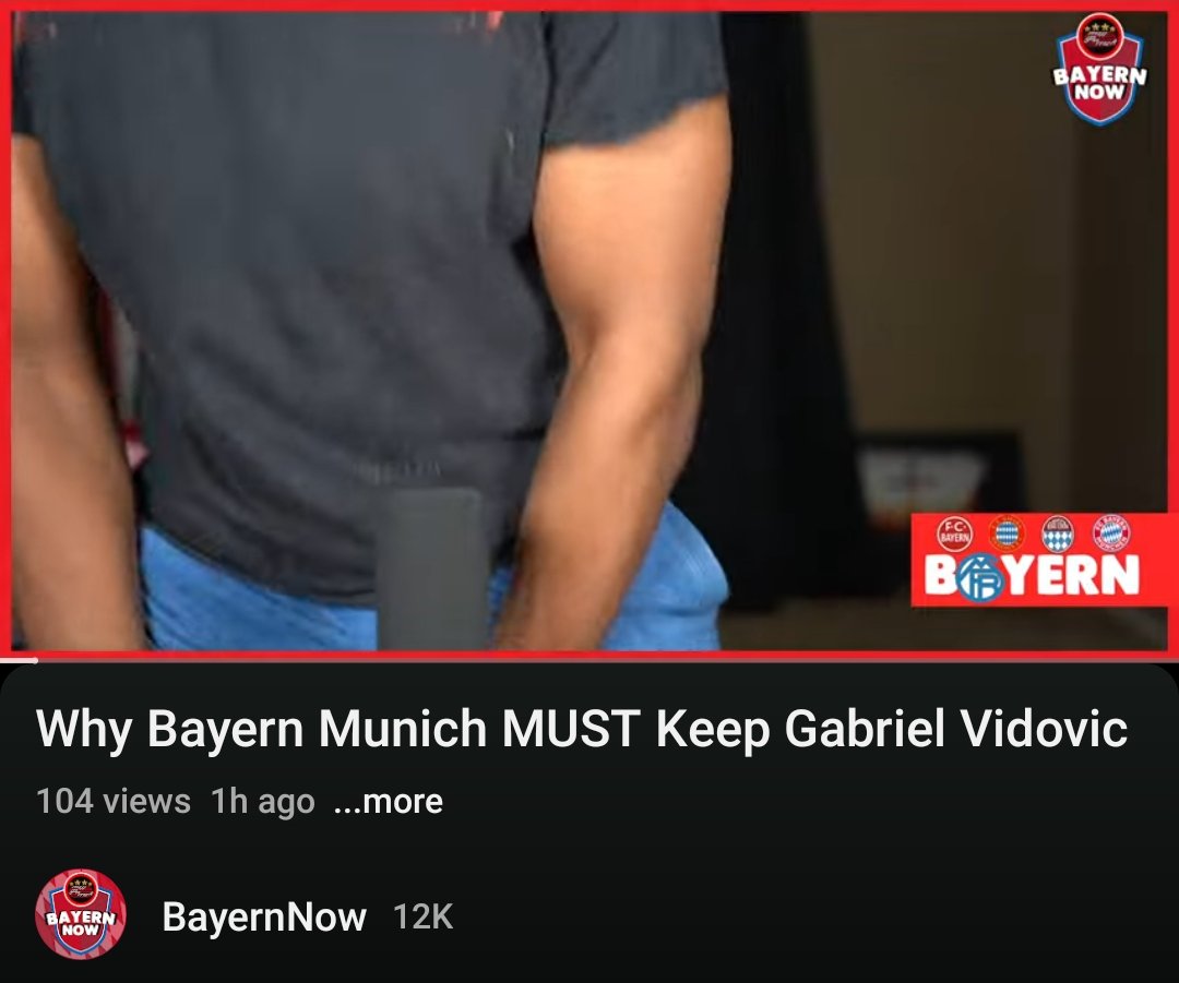 NowBayern's tweet photo. Bayern fans can be relieved that once again Paris Saint Germain has rescued us from signing another bum (Desire Doue)

Gabriel Vidovic is the future https://t.co/8YPFkN8Gj8