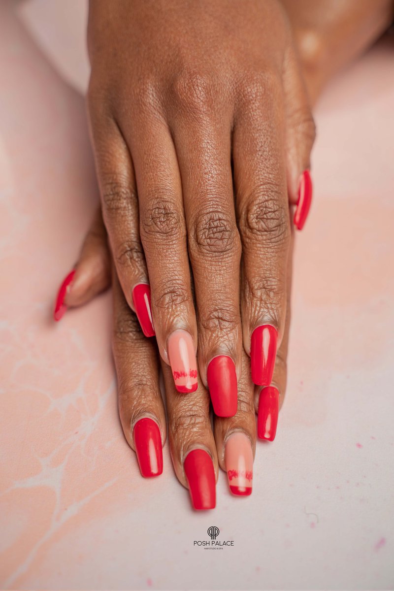 Red alert! 🚨 Stunning nail art that demands attention. Get your next manicure at Posh Palace. 
To make your appointment:
☎️0797403131
📥Dm
Or click the link in our bio ✨ 

#NailArt #ManicureMagic #PoshPalace