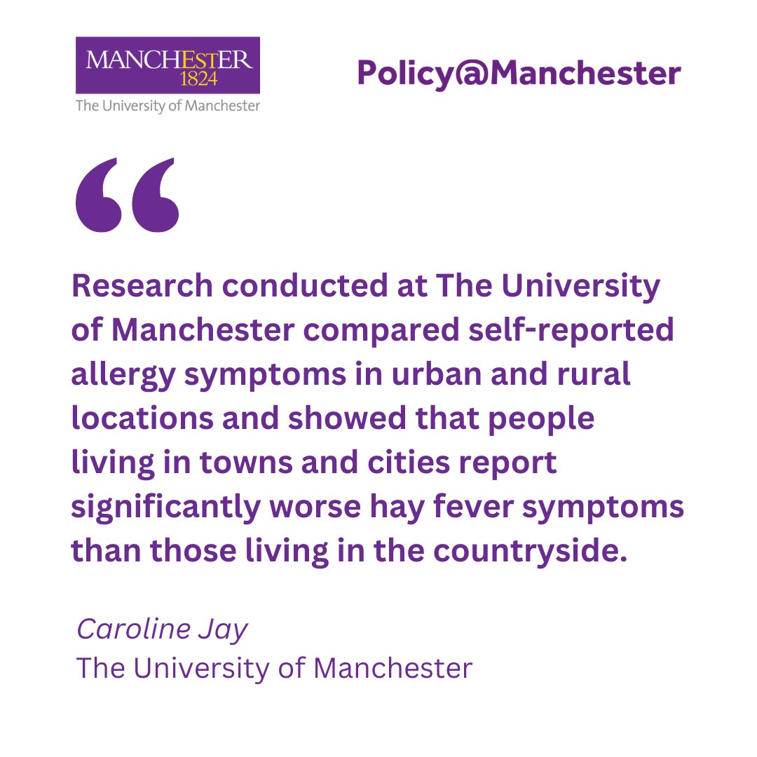 UoMPolicy's tweet photo. 😷People living in cities are more likely to suffer from serious respiratory conditions

💨Prof Caroline Jay explores how ‘citizen sensors’ can broaden policymakers’ understanding of how air pollution in cities impacts quality of life

🔗Read more: https://t.co/lCKLViS5Iy https://t.co/fTiq0VPPSe