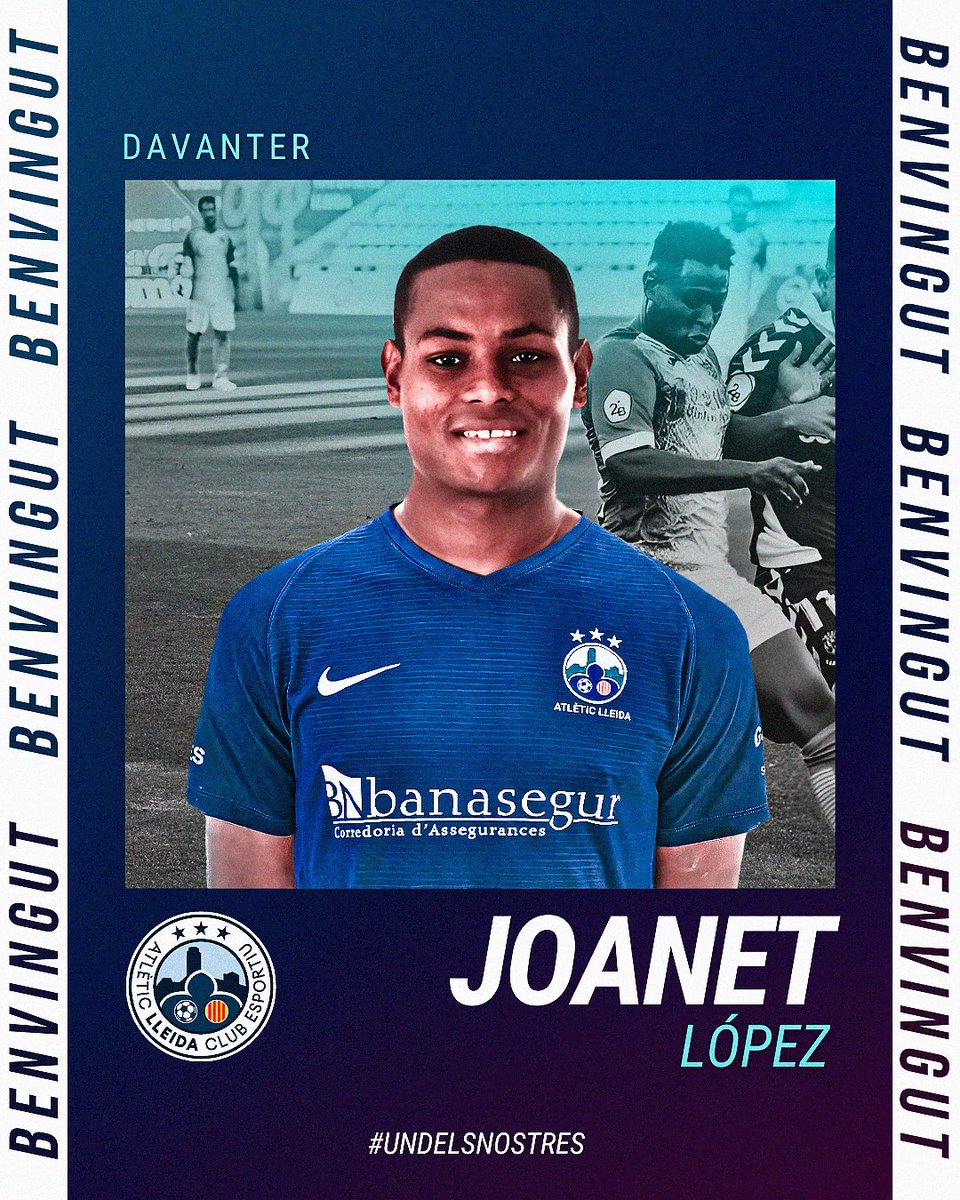BENVINGUT JOANET💙✍️

Estem orgullosos d’anunciar la incorporació de Joanet López al nostre equip per a la temporada del debut a la Tercera RFEF. Joanet, format al planter del Club Lleida Esportiu, va debutar a Segona B amb el primer equip.