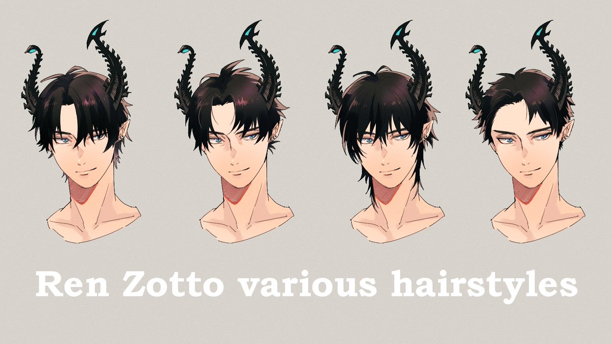 いろんな髪型🛸😈