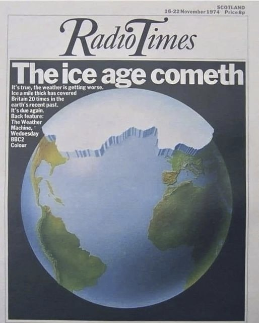 latimeralder's tweet photo. It is almost 50 years since folks started to try and frighten me about climate change

And almost 50 years of nothing very much happening.

No disasters. No catastrophes. No existential threats

Nothing to be afraid of.

When will they admit their scaremongering has failed? https://t.co/4sraYlqltH