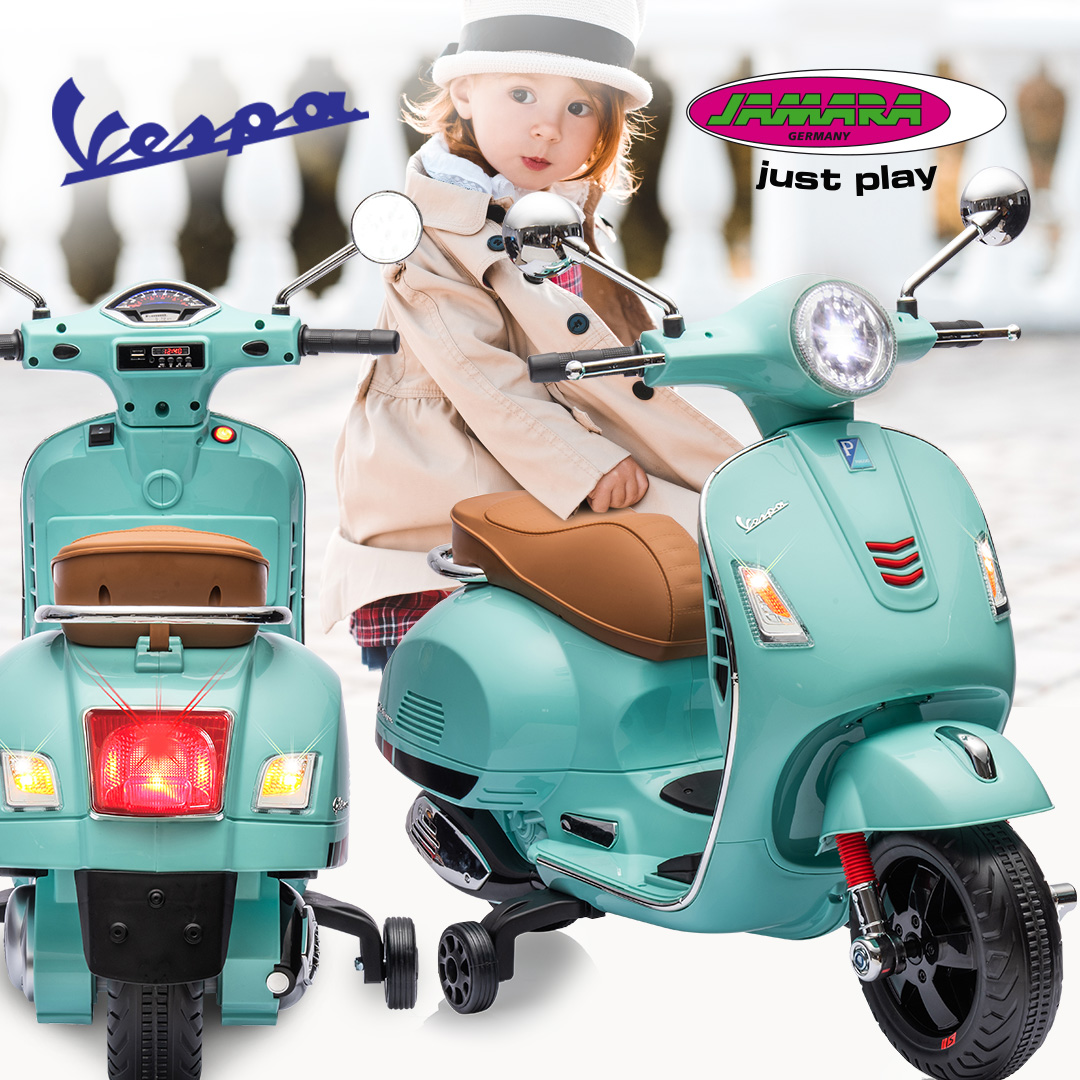Jamara_Germany's tweet image. Hier weht unverkennbar der italienische Flair durch die Kinderzimmer. Ein kleiner Vespa-Roller – das Gefährt, das in Italien in jeder Stadt anzutreffen ist und einfach zum Dolce Vita gehört ist jetzt in mintgrün erhältlich.
jamara-shop.com/Ride-on-Vespa-…

#vespa #jamara #kids