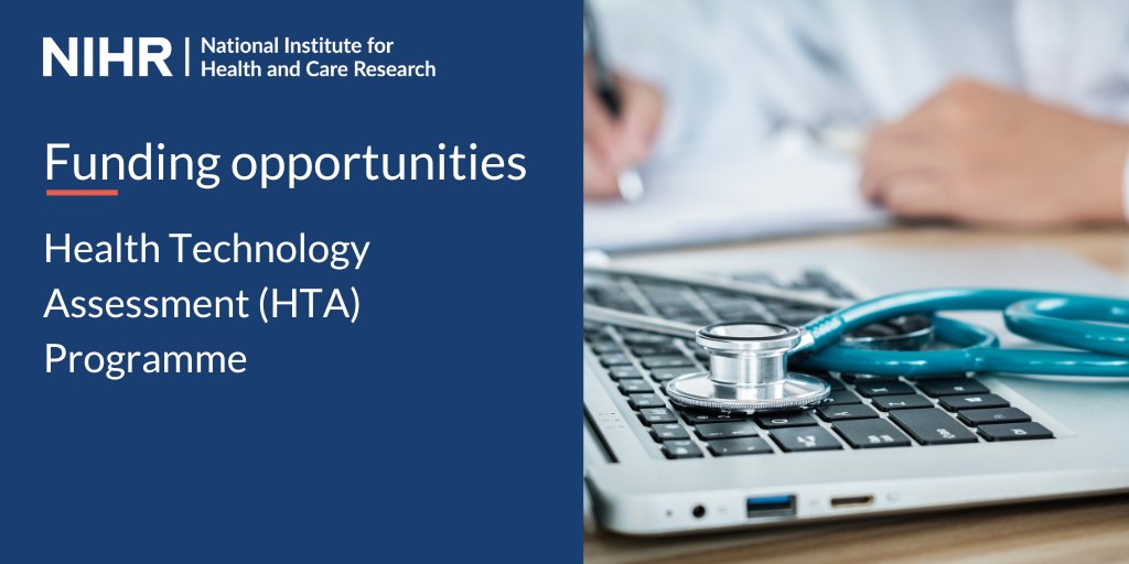 The Health Technology Assessment (HTA) Programme has multiple new opportunities for #ResearchFunding available, on a range of topics including Cognitive behavioural therapy (CBT) for autistic adults.

Discover the full list of opportunities: nihr.ac.uk/researchers/fu…