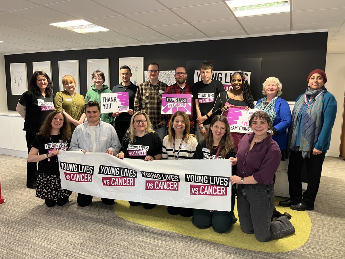 Do you have lived experience of cancer? Would you like to guide our work and create positive change for young cancer patients and their families? We’re growing our Voice Board and want to hear diverse experiences.

To find out more and apply visit ow.ly/N1MF50SUNcr