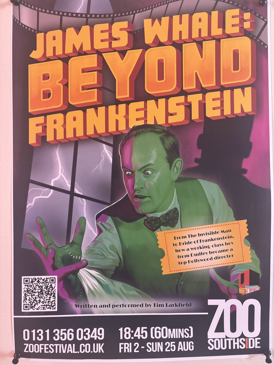James Whale: Beyond Frankenstein with the uber talented <a href="/TimLarkfield/">Tim Larkfield</a> 

A brilliant biographical story, beautifully written and performed 🎬