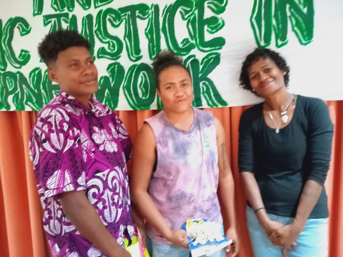WOMEN DEFEND COMMONS NETWORK IN NADI FOR 2 DAY WRITING WORKSHOP  -Writing a new booklet!

#Fiji grassroots feminists &amp; #WDC network from VitiLevu, VanuaLevu, maritime Taveuni, Gau &amp; Kadavu working on #social, #economic, #ecological &amp; climate justice. #IntersectionalFeminists