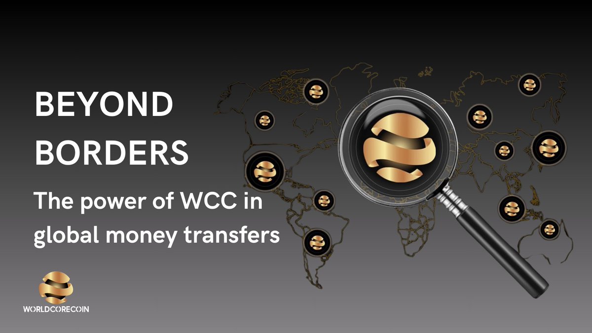 worldcorecoinx's tweet photo. $WCC empowers you with fast and low-cost cross-border transactions, allowing you to send money globally with ease and security. 📲🌐
Enjoy seamless international payments and break free from traditional banking barriers with #WorldcoreCoin! 🔗✅ https://t.co/Km3keqzWEI