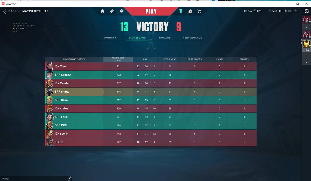 vs IGNITION X 2-1 gg #VALORANT 

We got a ticket of WDG Challengers split 3

WDG 발로란트 챌린저스 코리아 스플릿 3 진출했습니다.
한 시즌 복귀 한 만큼 최선을 다해서 준비해 보겠습니다!