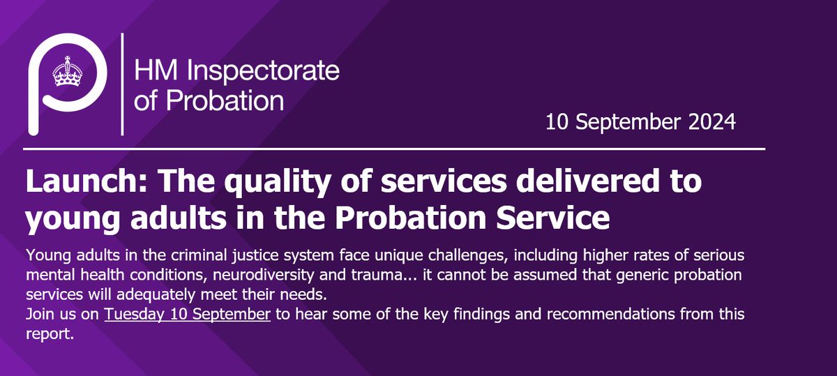 HM Inspectorate of Probation tweet media