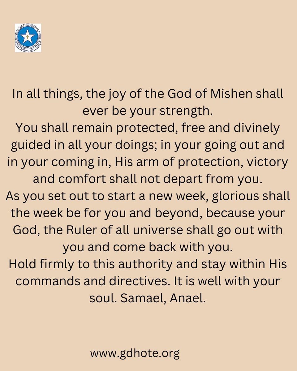 Hold firmly to God and stay within His commands and directives. It is a blessed week and a blessed day for us all. Amen