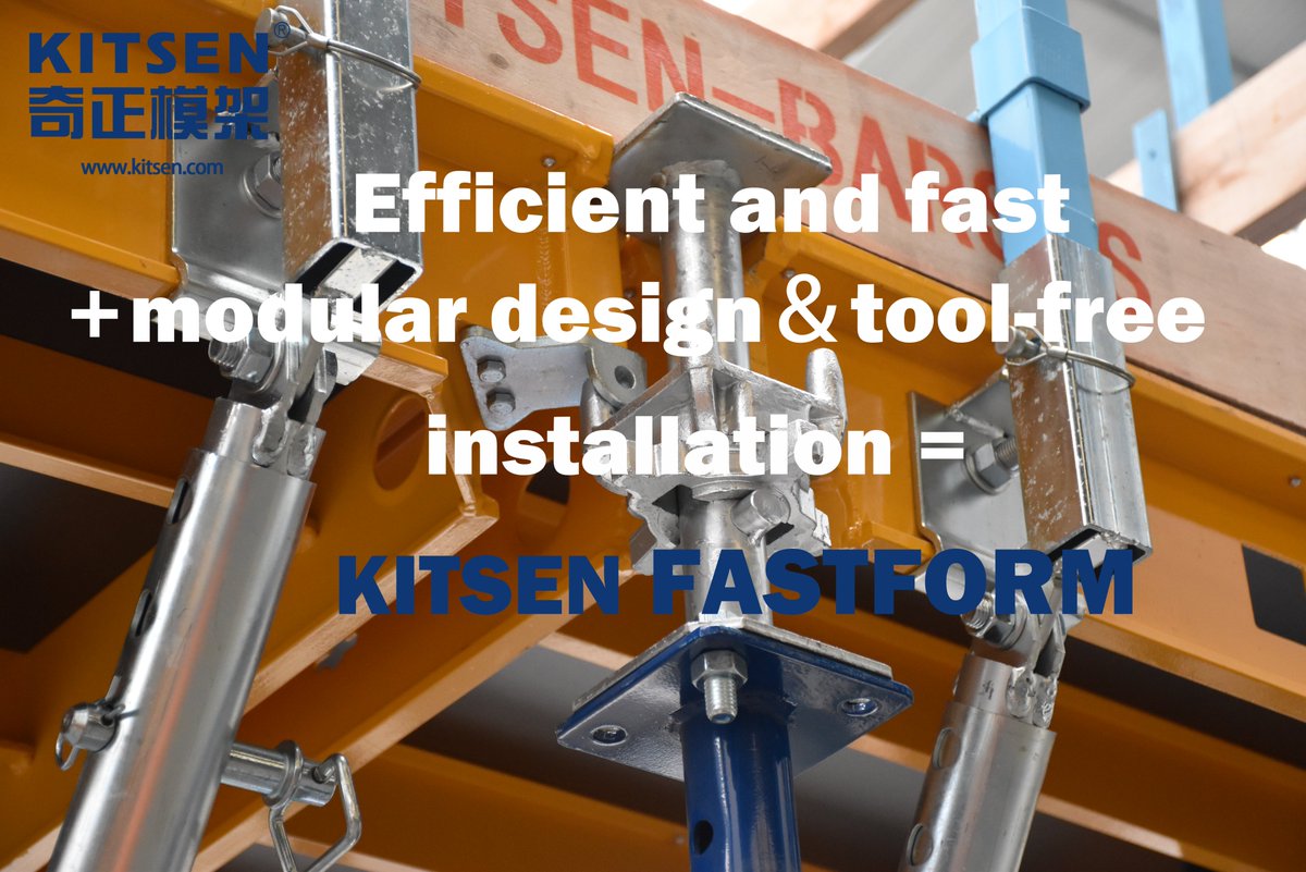 Kitsen1995's tweet image. Experience #Fastform: a simple aluminum-framed modular early demolition formwork system. ✔️ Adjustable support roof, ✔️ support for early demolition ✔️ Framed structure ensures the quality 🔎of concrete molding.
#construction