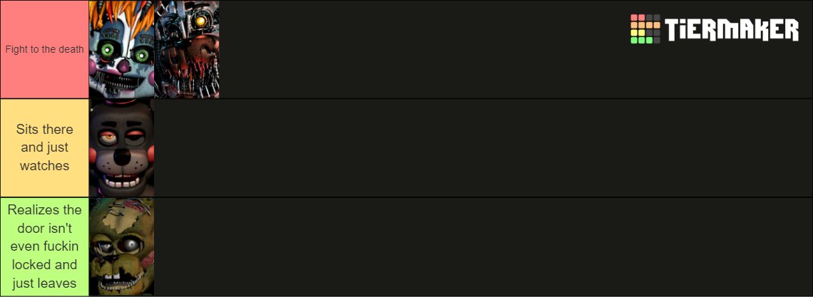 Scraps if they were locked in a room something something