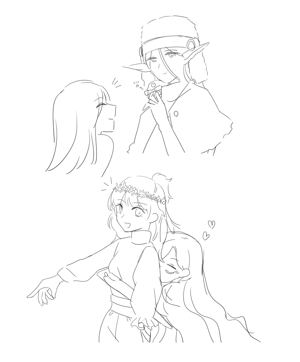 @PCS_TL 通話中の落書き 