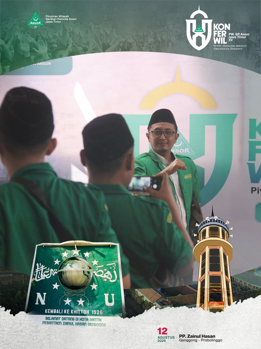 ansorkraksaanpc's tweet photo. Pernak-pernik peserta Konferwil XV PW GP Ansor Jatim di Pondok Pesantren Zainul Hasan Genggong.

#KonferwilXVAnsorJatim https://t.co/T4HFDCAduG
