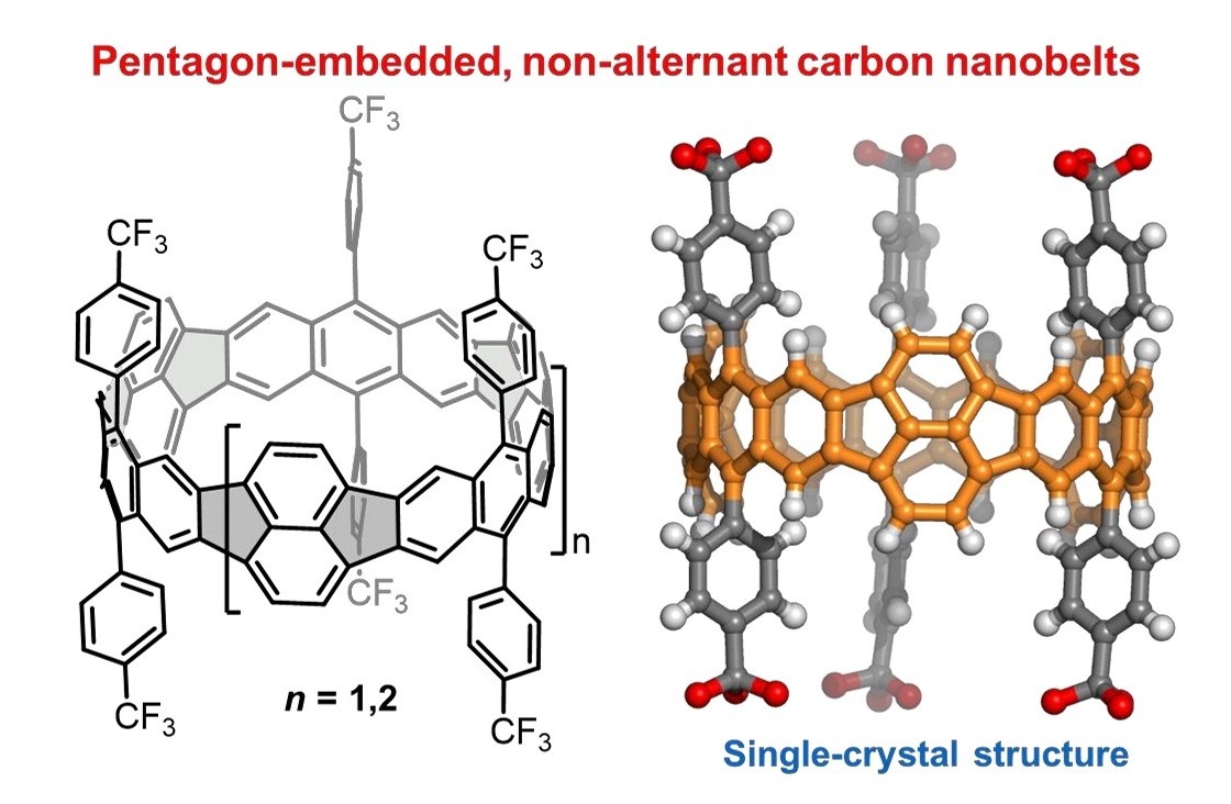 Happy to share our latest work <a href="/ChemRxiv/">ChemRxiv</a> on fully π-conjugated, pentagon-embedded non-alternant carbon nanobelts. They emit strong red light. The dication of one carbon nanobelt has an open-shell ground state......
Congrats to Dr Yi Han <a href="/yhan_Exciplex/">Han Yi</a>
chemrxiv.org/engage/chemrxi…