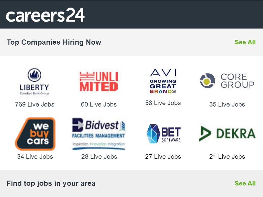 Missed our newsletter? No stress, we got you covered ...

m24c24.evlink.net/public/message…

Register with us : lnkd.in/dVS6Fsu4

#careers24 #c24 #careeradvice
