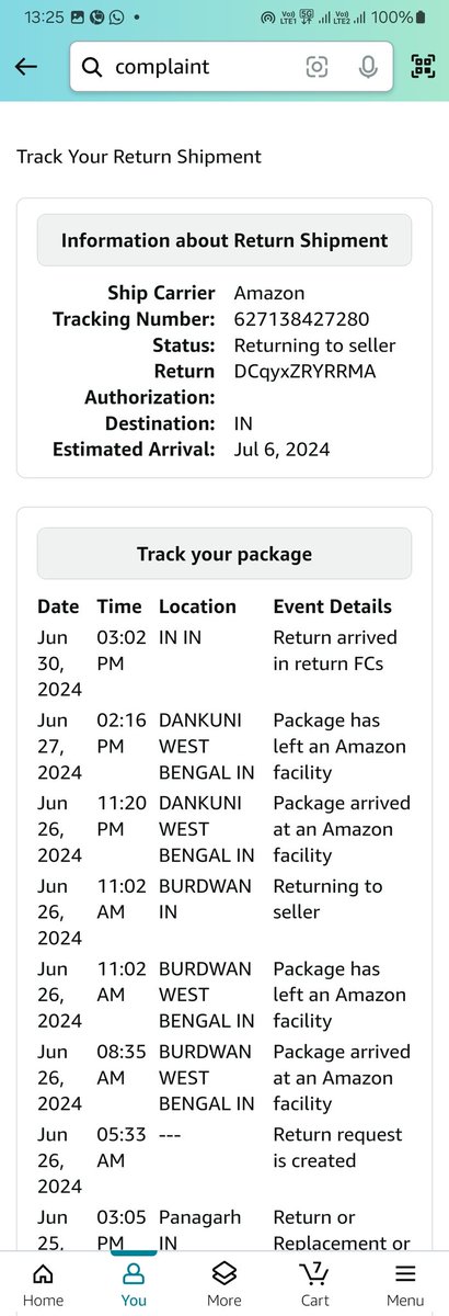 98SUPRIYO's tweet photo. @amazonIN has started looting the customers.... one of product which was refunded was lost in transit after there delivery boy has picked up the product from me.... and after 2 months they are stating that no refund can be provided.
@amazon 
@AmazonHelp 
@amazon 
#CustomerService https://t.co/ui9VAvVori