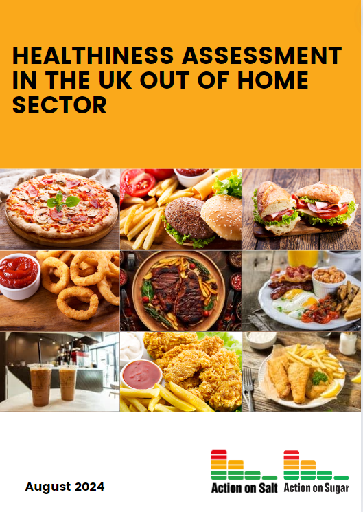 Our latest report looks into the healthiness of food and drink bought out of home, and calls for greater transparency in nutrition information for the out of home sector 🧵 [1/7]
shorturl.at/BVx3g 
<a href="/actiononsalt/">Action on Salt</a>