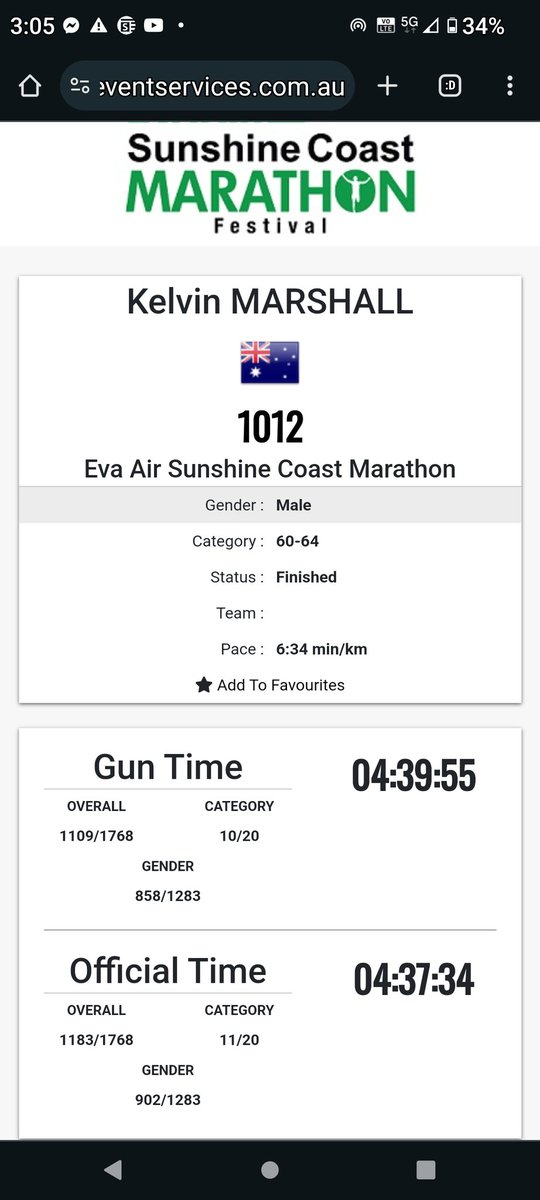 Ultra_Kelvin's tweet photo. Far from my greatest running (especially having done over 60 Sub 3 Hour Marathons), but it sure doesn't get easier, was either a Cold/Flu/COVID all week, either way you can't see a Doctor with those Symptoms nowadays. 11th Sunshine Coast Marathon, 240th Marathon #runchat #scm24, https://t.co/MWBv195hDM