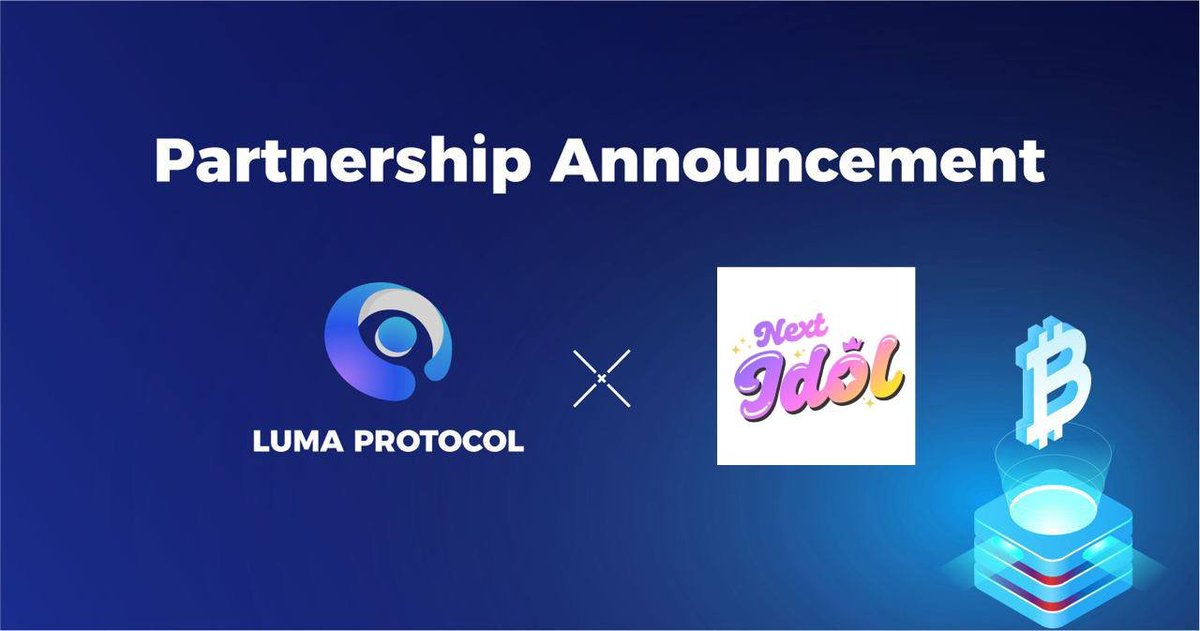 🎉 Partnership Announcement  

<a href="/luma_protocol/">Luma Protocol</a> x <a href="/NextIdol_me/">Next Idol</a>  

Together, they are shaping the next IDOL! Join their idol management simulation app to discover talents, support your favorites, unlock private chats, and enjoy exclusive rewards through voting events.

Stay Tune!