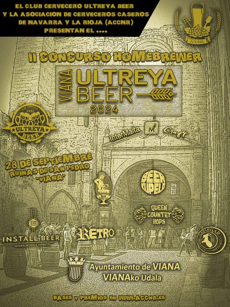 El 28 de septiembre tenemos el VIII Concurso Homebrewer de Códoba, dos categorías a concurso y toda la información en la web.
concursohomebrewercordoba.es