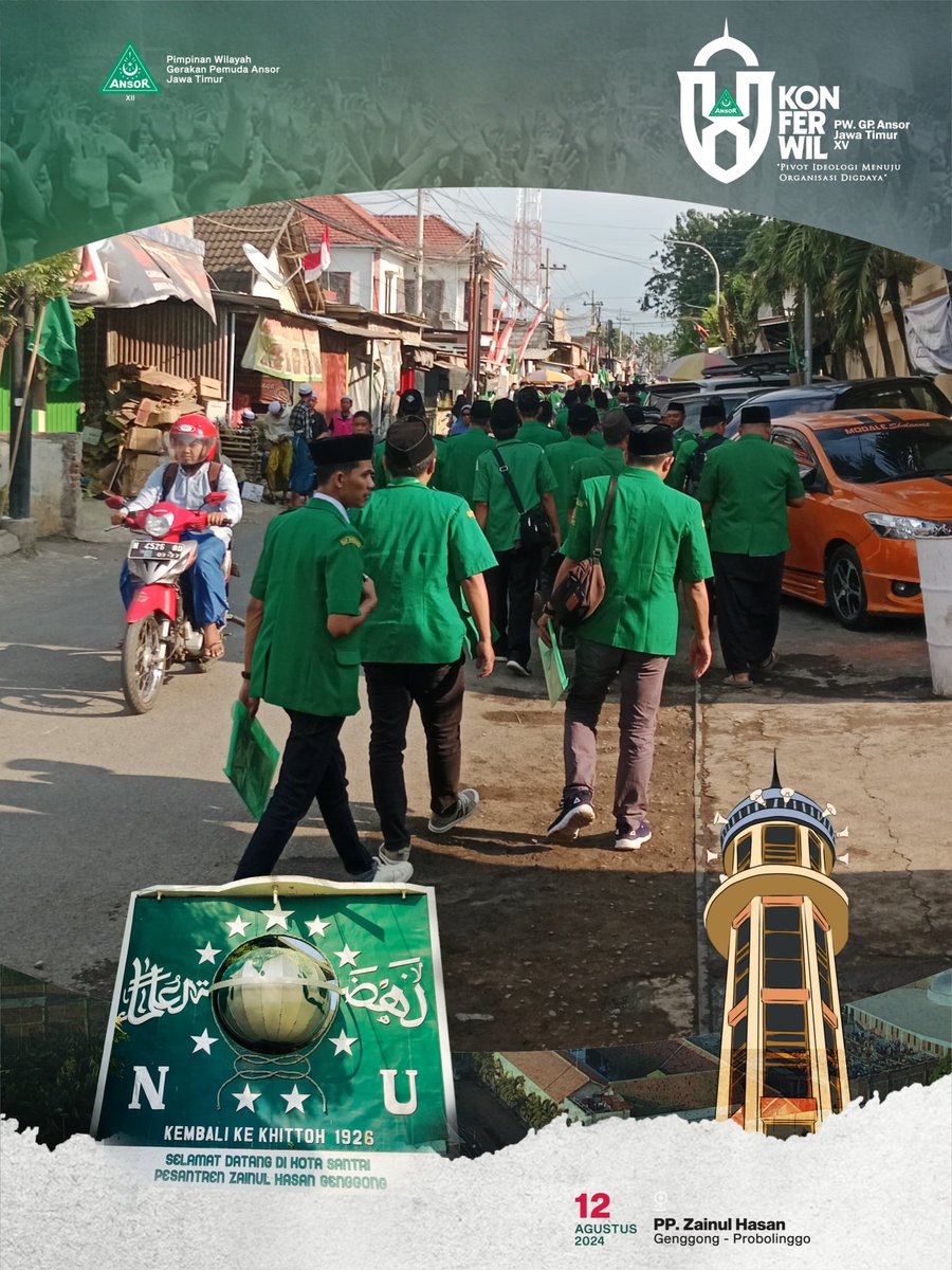 ansorkraksaanpc's tweet photo. Selamat datang Ketua PW GP Ansor Jatim, Gus Syafiq Syauqi,  dalam Konferwil XV GP Ansor Jatim di Pondok Pesantren Zainul Hasan Genggong.

#KonferwilXVAnsorJatim https://t.co/71olTEoRj7