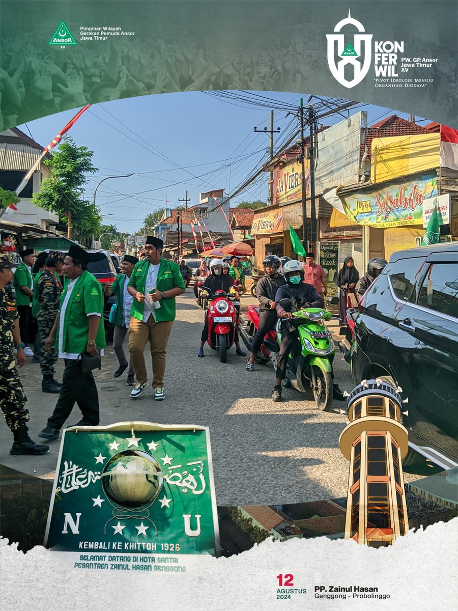 ansorkraksaanpc's tweet photo. Selamat datang Ketua PW GP Ansor Jatim, Gus Syafiq Syauqi,  dalam Konferwil XV GP Ansor Jatim di Pondok Pesantren Zainul Hasan Genggong.

#KonferwilXVAnsorJatim https://t.co/71olTEoRj7