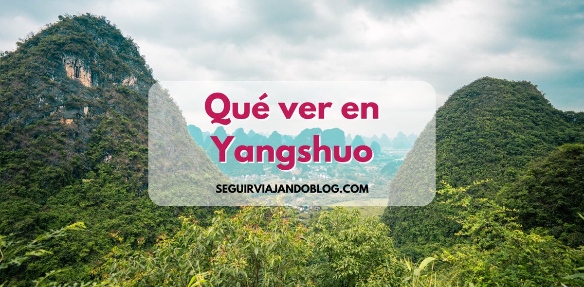¿Quieres saber qué hacer en Yangshuo y cómo llegar desde Fenghuang?

No te pierdas este artículo con todos los sitios que no te puedes perder de este lugar de China, ¡los paisajes son preciosos! 😍

seguirviajandoblog.com/que-ver-en-yan…