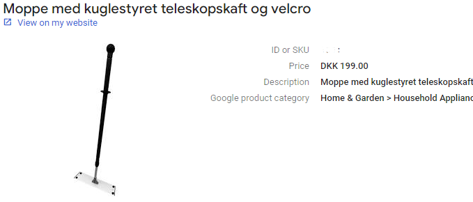 Den her moppe?
Den vil Google så ikke køre annoncer for. 
Den mener, det er "Adult Content"... #WhenYouSeeIt