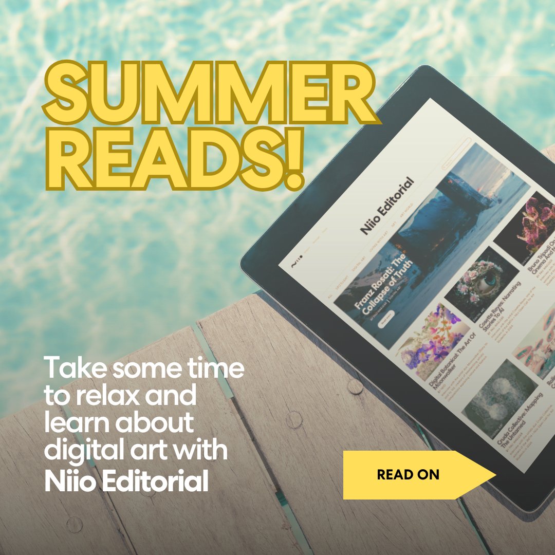 This summer, take some time to relax and learn new things! In Niio Editorial you will find many articles introducing different aspects of digital art.  You can access all our articles for free on any smartphone or tablet! Just open the Niio app or go to niio.com/blog